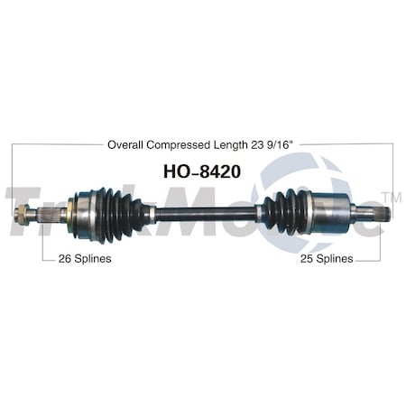 Surtrack Axle Cv Axle Shaft, Ho-8420 HO-8420